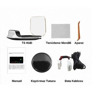 Tesla Model Y / Model oklu Fonksiyonlar Gsteren ift Sistemli Ekran Gstergesi, HUD, Gri Renk