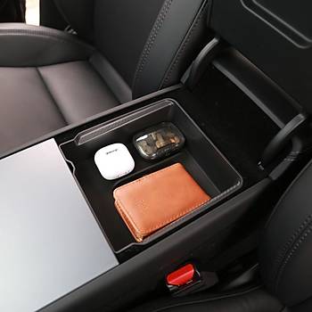 Tesla Juniper Orta Konsol Dzenleyici, kabilen Silikon Pedi le, Siyah Renk