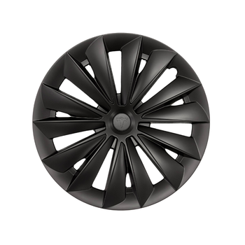 Tesla Model Y  FLOW Jant Kapa Seti 19 n, Mat Siyah Renk  (4 Adet Set Olarak Satlmaktadr.)