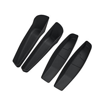 Tesla Juniper Kapya Taklan Geni Dzenleyici 4'l Set, Siyah Renk