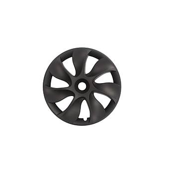 Tesla Model Y RADIANT Jant Kapa Seti 19 n, Mat Siyah Renk (4 Adet Set Olarak Satlmaktadr.)