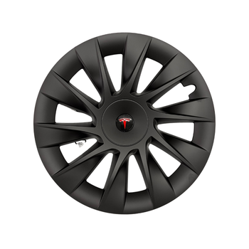 Tesla Model Y ROLLER Jant Kapa Seti 20 n, Mat Siyah Renk  (4 Adet Set Olarak Satlmaktadr.)