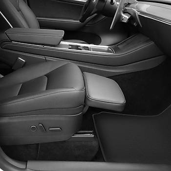 Tesla Model Y / Model 3 Yumu�ak Bacak Deste�i Yast���yla Beraber, Siyah Renk  Se�ene�i �le