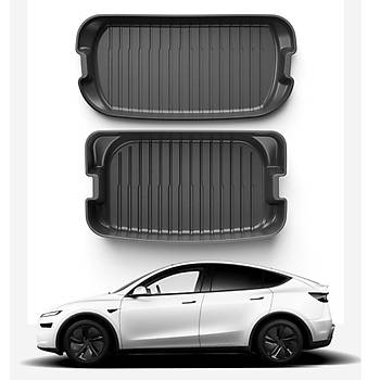 Tesla Juniper  Arka Bagaj Paspas, Sert Plastik,  Siyah Renk