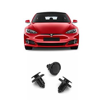 Tesla Model Y Tampon Klipsi, tmeli Tip , Siyah Renk