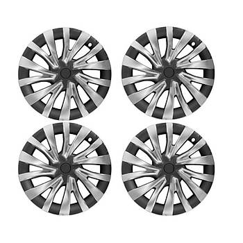 Tesla Model 3 SOUL Jant Kapa Seti 18 n, Siyah Gm Renk  (4 Adet Set Olarak Satlmaktadr.)