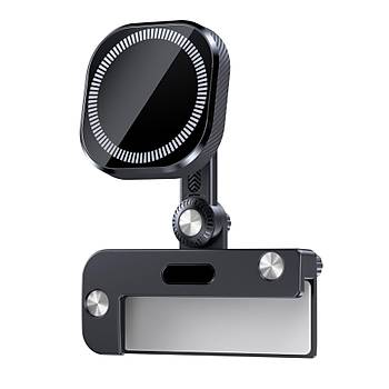 Tesla Model Y / Model 3 MagSafe Cep Telefonu Tutucu iin, Mknatsl Siyah Renk