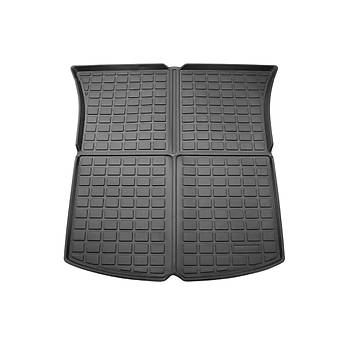 Tesla Model Y  Arka Bagaj Havuzlu Kauuk Paspas, st Ksm, Kabartma Desenli, Siyah Renk