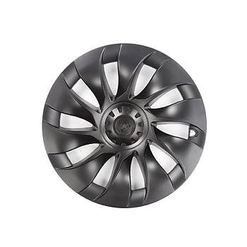 Tesla Model Y  CYCLONE Jant Kapa�� Seti 20 �n�, Mat Siyah Renk  (4 Adet Set Olarak Sat�lmaktad�r.)