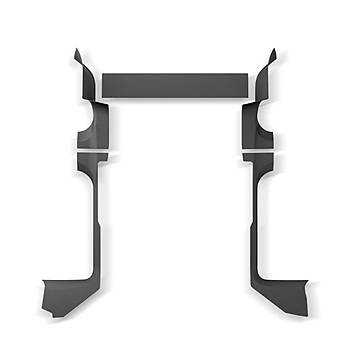 Tesla Juniper  Kap Koruyucu erit ve Arka Koltuk Alt Tekmelik ,5 Adet Set , Siyah Renk