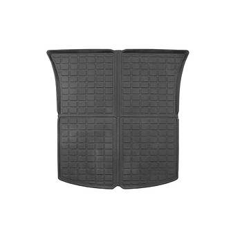 Tesla Model Y  Arka Bagaj Havuzlu Kauuk Paspas, st Ksm, Pirin Desenli, Siyah Renk