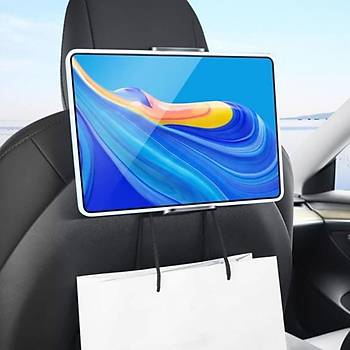 Tesla Model Y / Model 3 Koltuk Arkasna Taklan Tablet Tutucu ve kili Kanca, Siyah Renk