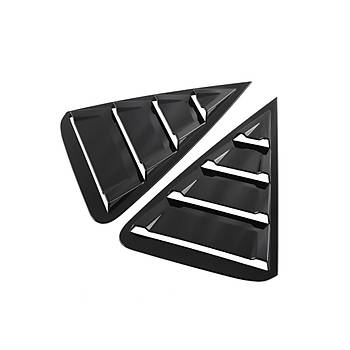 BYD SEAL U  Arka Kelebek Cam Dekoratif Kaplamas, 2 Adet Set,  Karbon Kaplama Siyah Renk