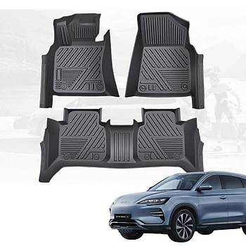 BYD SEAL U Kauuk n ve Arka Paspas Takm, 3 Para Set Olarak, Siyah Renk