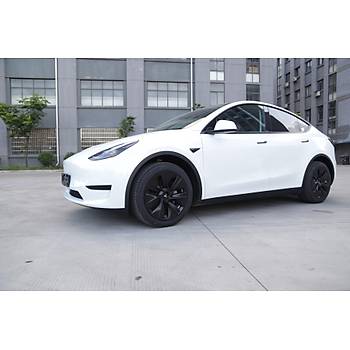 Tesla Model Y SURGE Jant Kapa Seti 19 n, Mat Siyah Renk (4 Adet Set Olarak Satlmaktadr.)