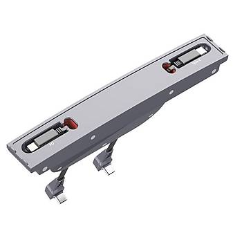 Tesla Model Y/Model 3 Orta Konsol Teleskopik Hzl arj Type C Ve Iphone PD uyumlu 2'li arj nitesi