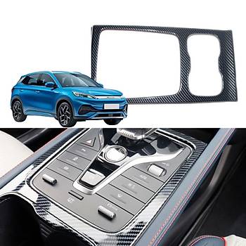 BYD Atto 3 Vites Konsolu erevesi, ABS Karbon Kaplama, Siyah Renk