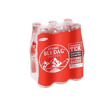 Uluda Efsane Gazozu 250 ml  Cam ie