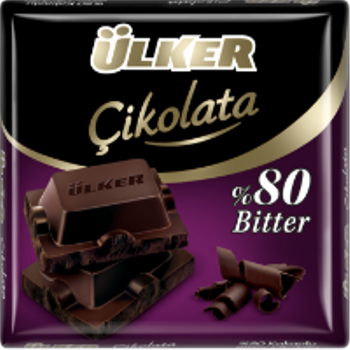 lker Bitter Kare ikolata %80 Kakaolu 60 G