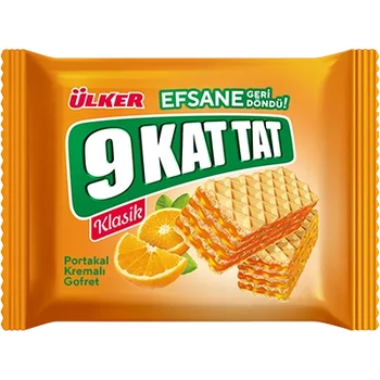 lker 9 Kat Tat Portakal Kremal Gofret 39 g