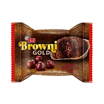 Browni Gold Vine Soslu ikolatal Kek