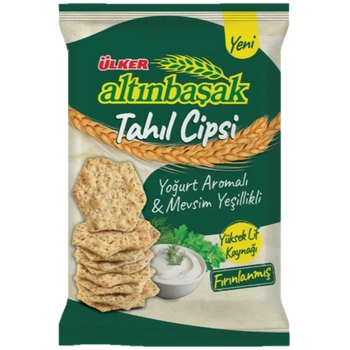 lker Altnbaak Yourt Aromal&Mevsim Yeillikli Tahl Cipsi 50 g