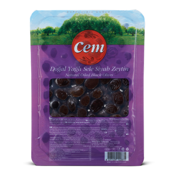 Cem Doal Sele Siyah Zeytin 800 gr