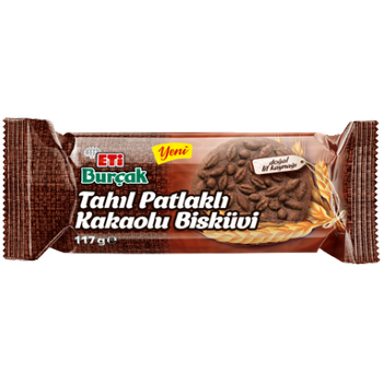 Burak Tahl Patlakl Kakaolu Biskvi