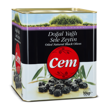 Cem Doal Kuru Sele Siyah Zeytin 10 kg