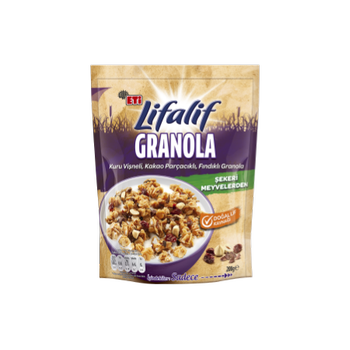 Lifalif Kuru Vineli, Kakaolu ve Fndkl Granola