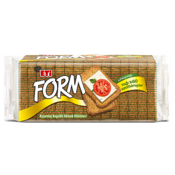 Form Kzarm Kepekli Ekmek Dilimleri