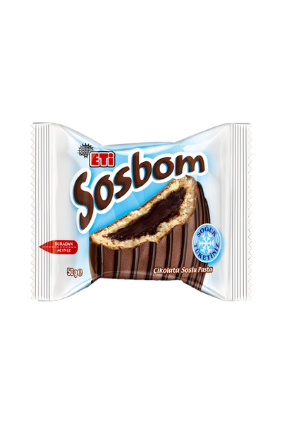 Sosbom �ikolata Kapl� �ikolatal� Sos Dolgulu Pasta