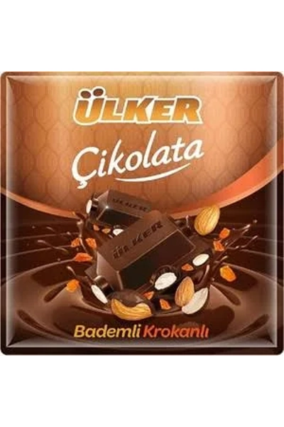 �lker Ball� Bademli Krokanl� S�tl� �ikolata 60 G