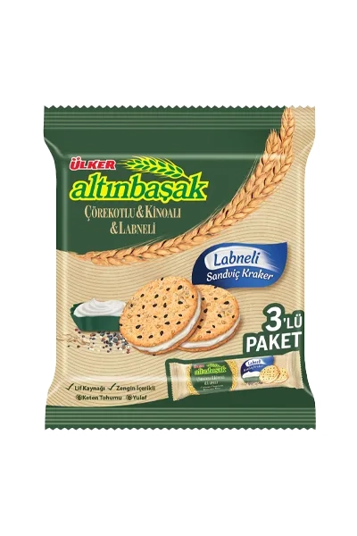 �lker Alt�nba�ak Labneli Sandvi� Kraker 3x60 g
