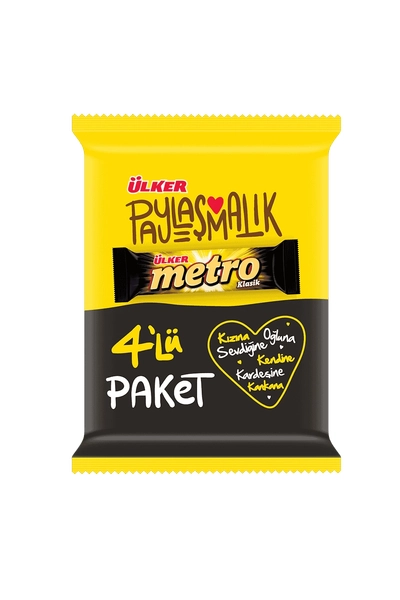 �lker Metro 4'l� Paket 144 g