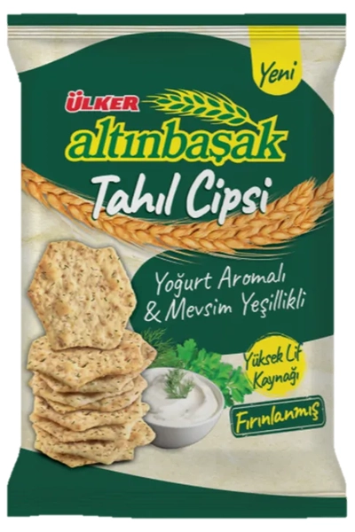 �lker Alt�nba�ak Yo�urt Aromal�&Mevsim Ye�illikli Tah�l Cipsi 50 g