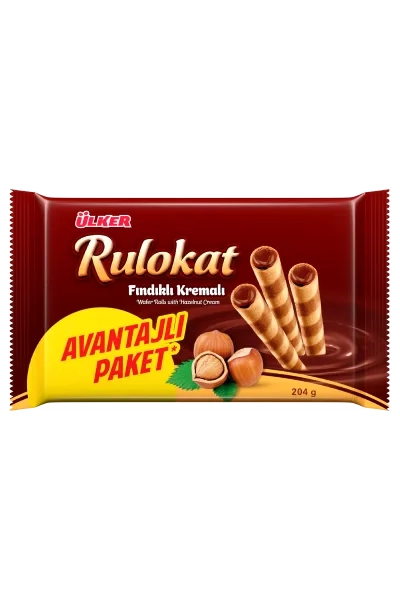 �lker 9 Kat Tat Rulokat �ikolatal� 204 g