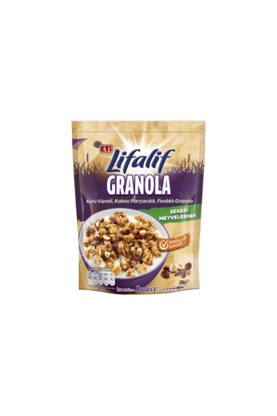 Lifalif Kuru Vi�neli, Kakaolu ve F�nd�kl� Granola