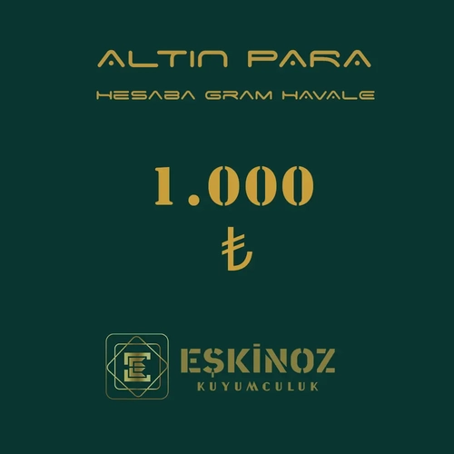 1000 TL Altn Para