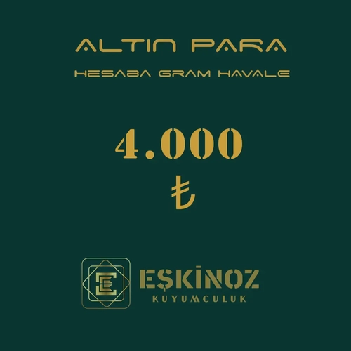 4000 TL Altn Para