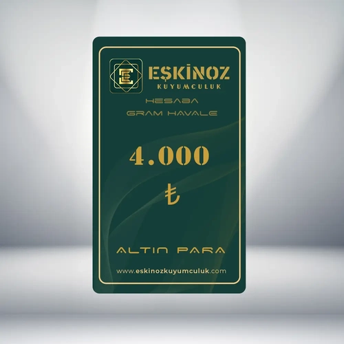 4000 TL Altn Para