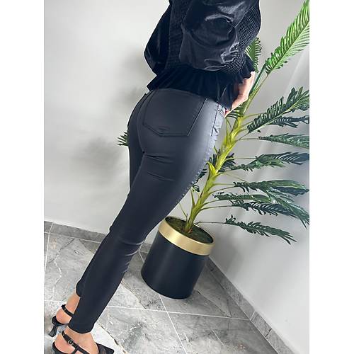Siyah Mum Kaplama Pantalon