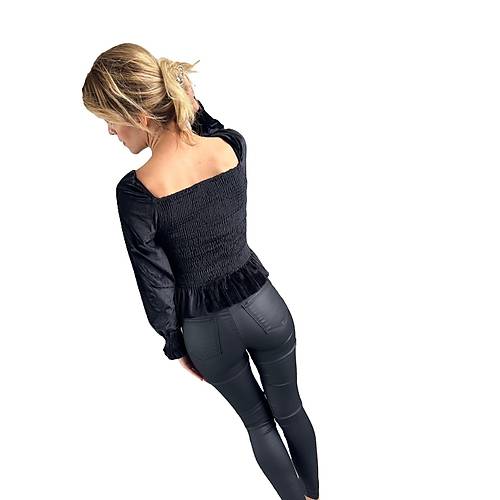 Siyah Mum Kaplama Pantalon