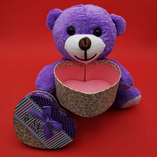 Sevimli Kalp Kutulu Pelu� Ay�c�k