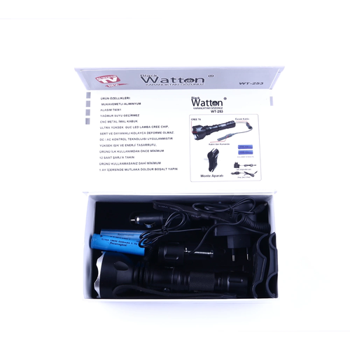 Orjinal 600 L�men Tx6 �arjl� �zel Avc� Feneri  Wt-253