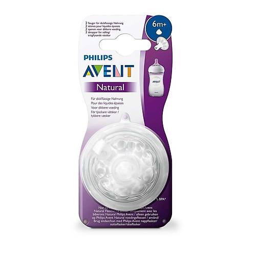 Philips Avent Natural Youn Ak Y Kesim +6 Ay 2li Biberon Emzii