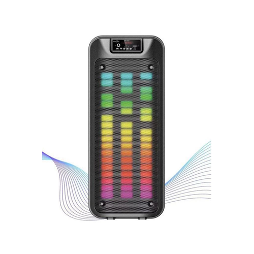 Gts-1852 Ta��nabilir Rgb Ledli Bluetooth Hoparl�r Usb-tf Siyah