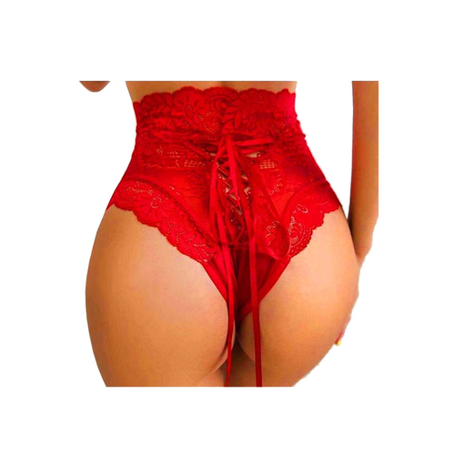 K�rm�z� Dantelli Y�ksek Bel K�lot Hera - K1001