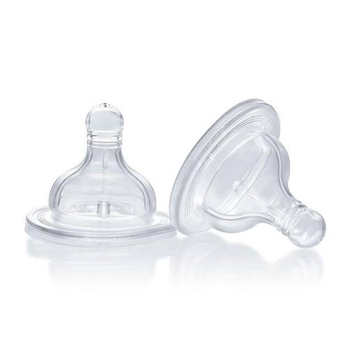 Chicco Wellbeing Biberon Emzi�i 6 ay+ Mama Ak�� 2'li Silikon