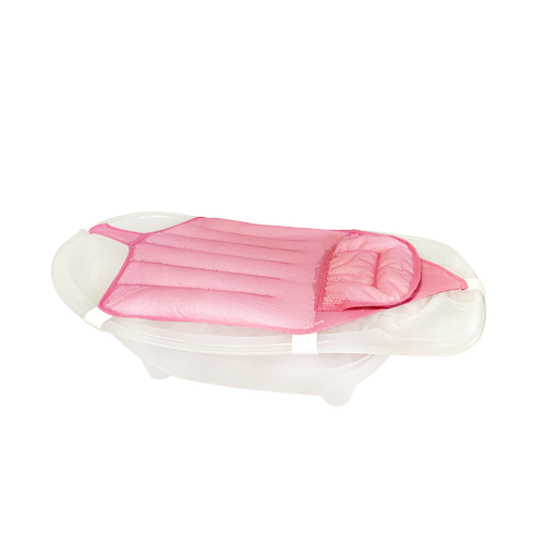 Sema Baby Kpkl Kafa Destekli Bebek Banyo Filesi - Pembe